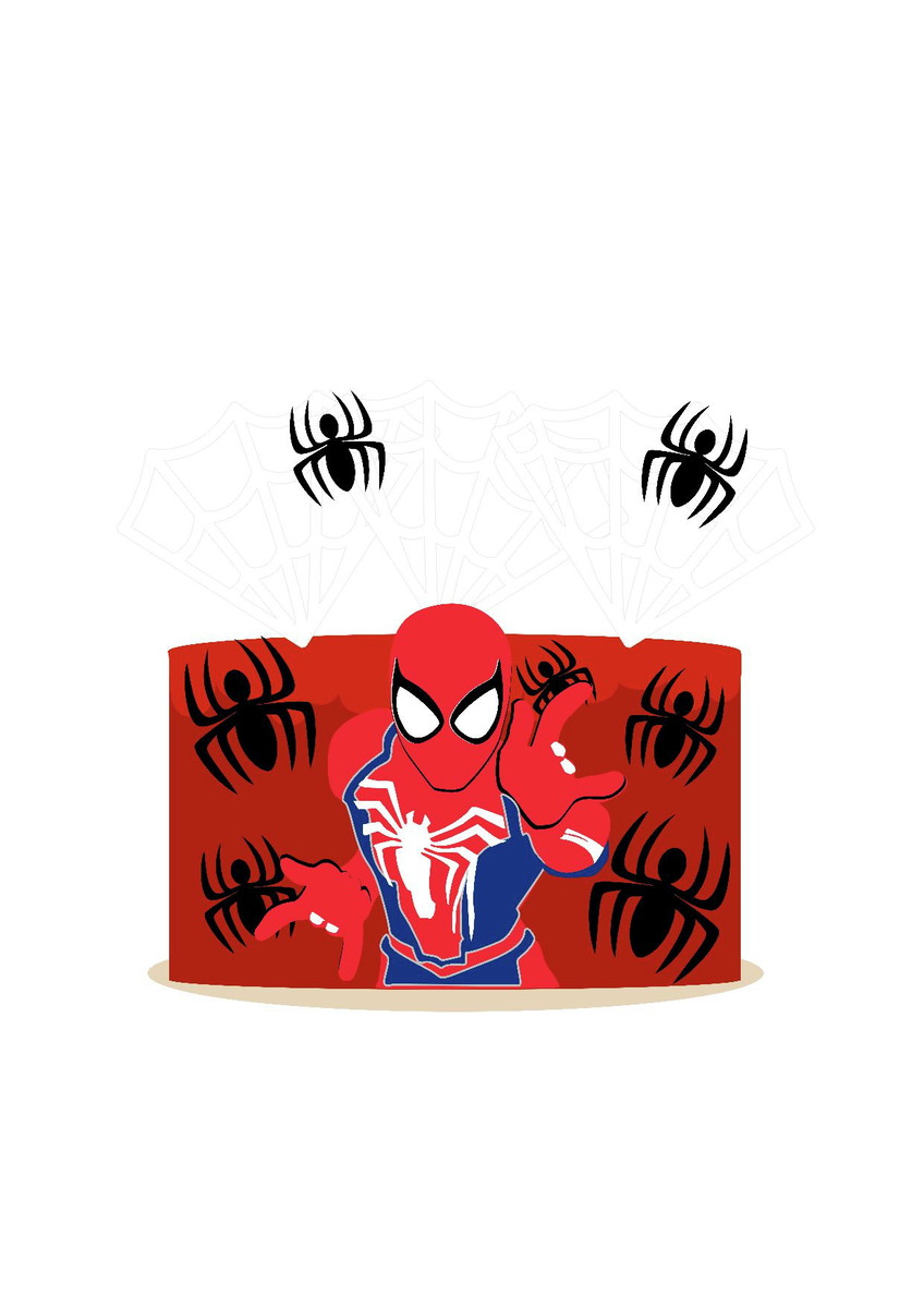 Arquivo Topo de Bolo Homem Aranha Camada