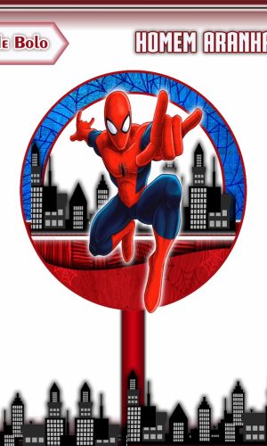 Arquivo Topo de Bolo - Homem Aranha