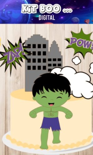 Arquivo Topo De Bolo - Hulk