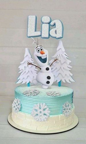 ARQUIVO TOPO DE BOLO KIT TEMA FROZEN OLOF (#11099) STUDIO