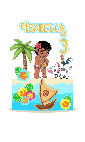 Arquivo Topo de Bolo Moana Baby 2