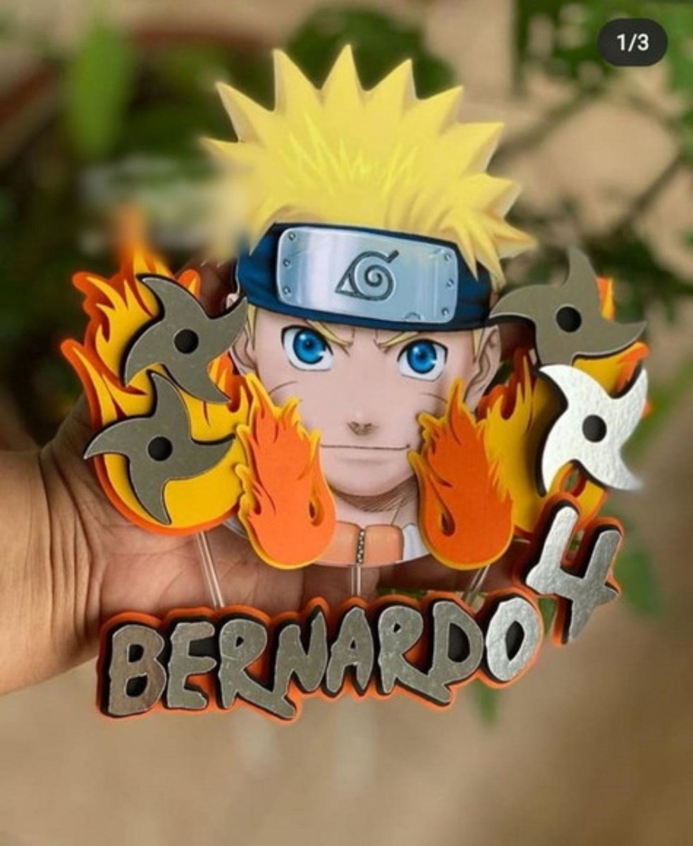 Arquivo Topo de Bolo Naruto - Imagem 3