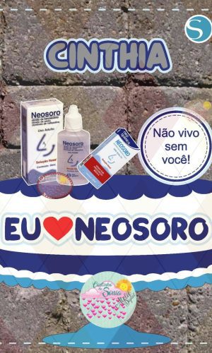 Arquivo Topo de Bolo NEOSORO - 1225 - STUDIO