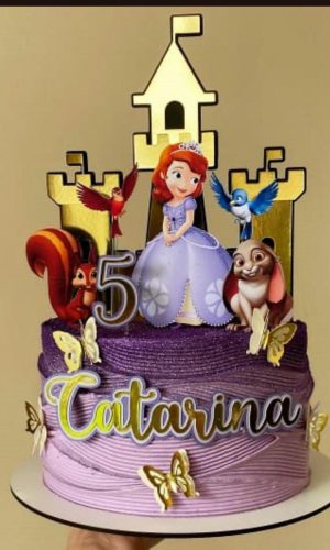 Arquivo Topo de Bolo Princesa Sofia 2
