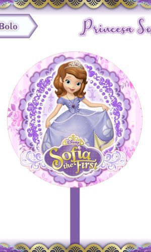 Arquivo Topo de Bolo - Princesa Sofia