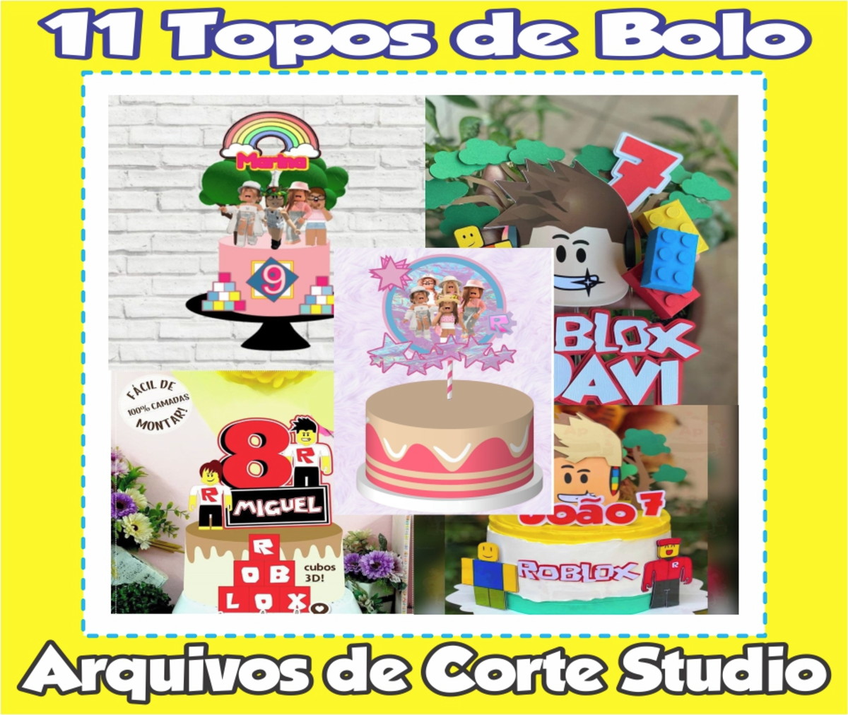 Arquivo Topo de Bolo Roblox