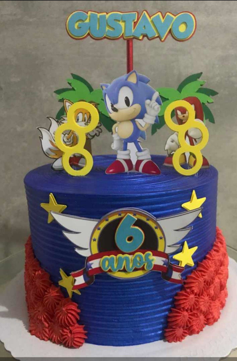 Arquivo Topo de Bolo - Sonic em Camadas