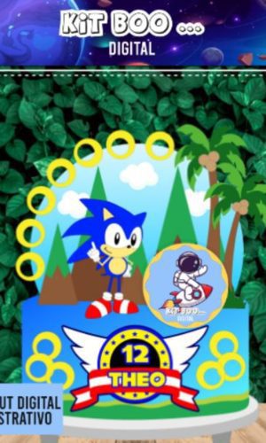 Arquivo Topo de Bolo - Sonic