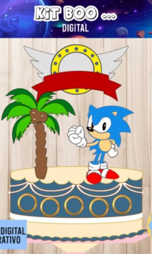 Arquivo Topo de Bolo - Sonic