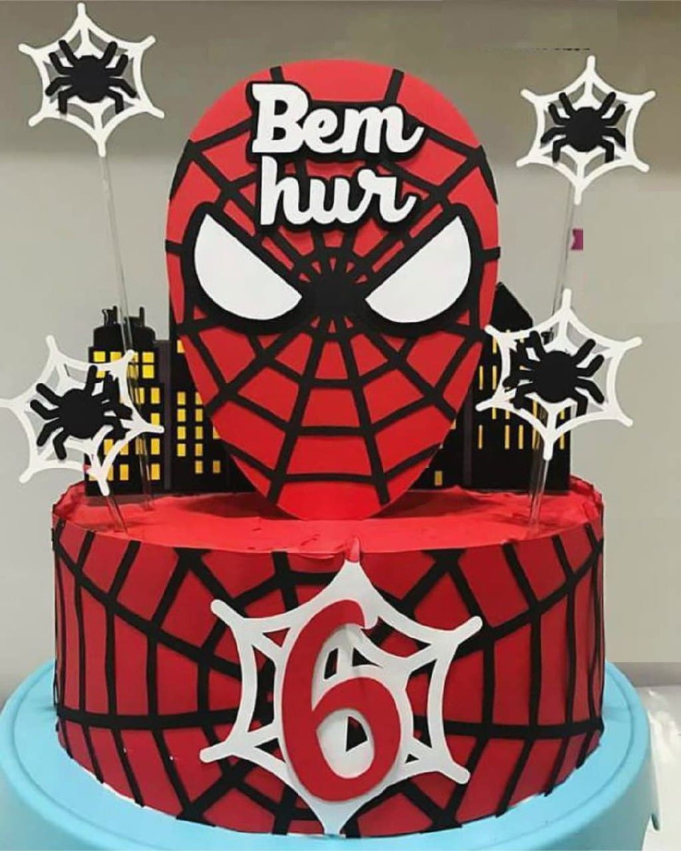 Arquivo topo de bolo-topo homem aranha/ STUDIO
