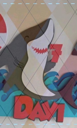 Arquivo Topo de bolo TUBARAO SHARK CAMADAS - 1550 STUDIO