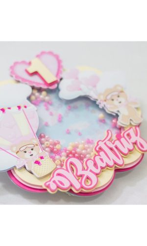 Arquivo topo de bolo ursinha princesa menina
