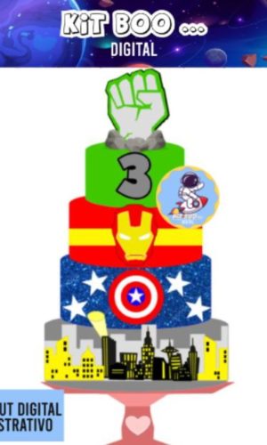 Arquivo Topo de Bolo - Vingadores