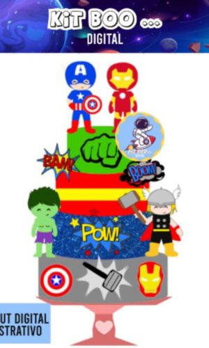 Arquivo Topo de Bolo - Vingadores