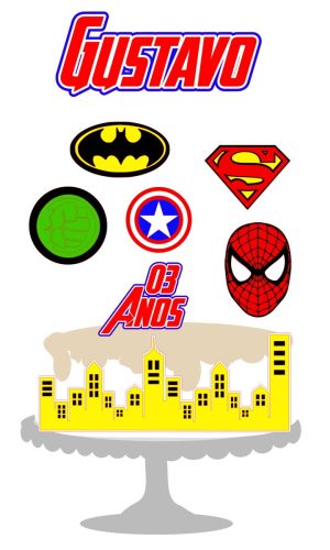 Arquivo Topo de Bolo - Vingadores
