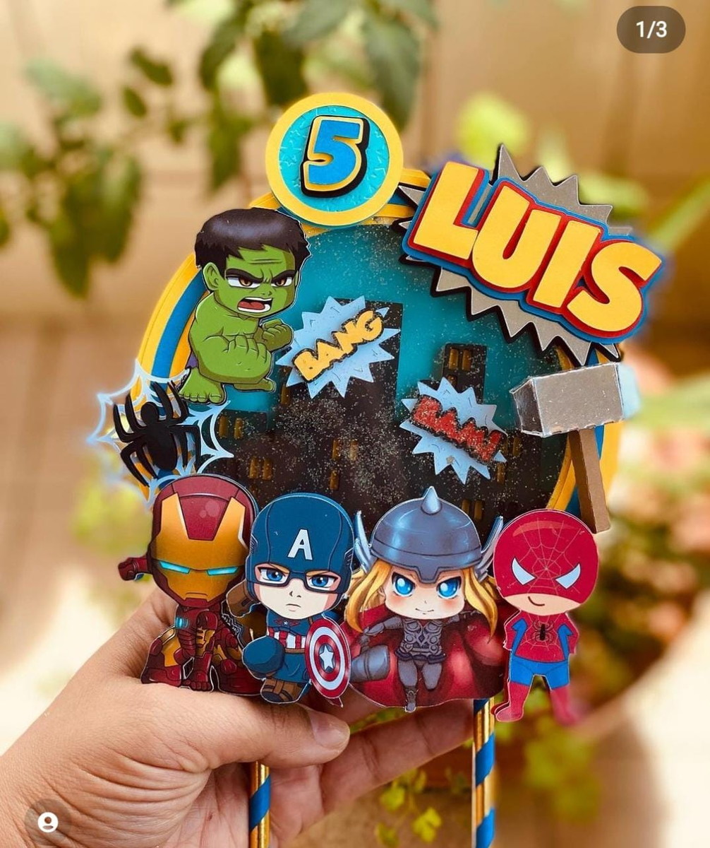 Arquivo Topo de Bolo - Vingadores