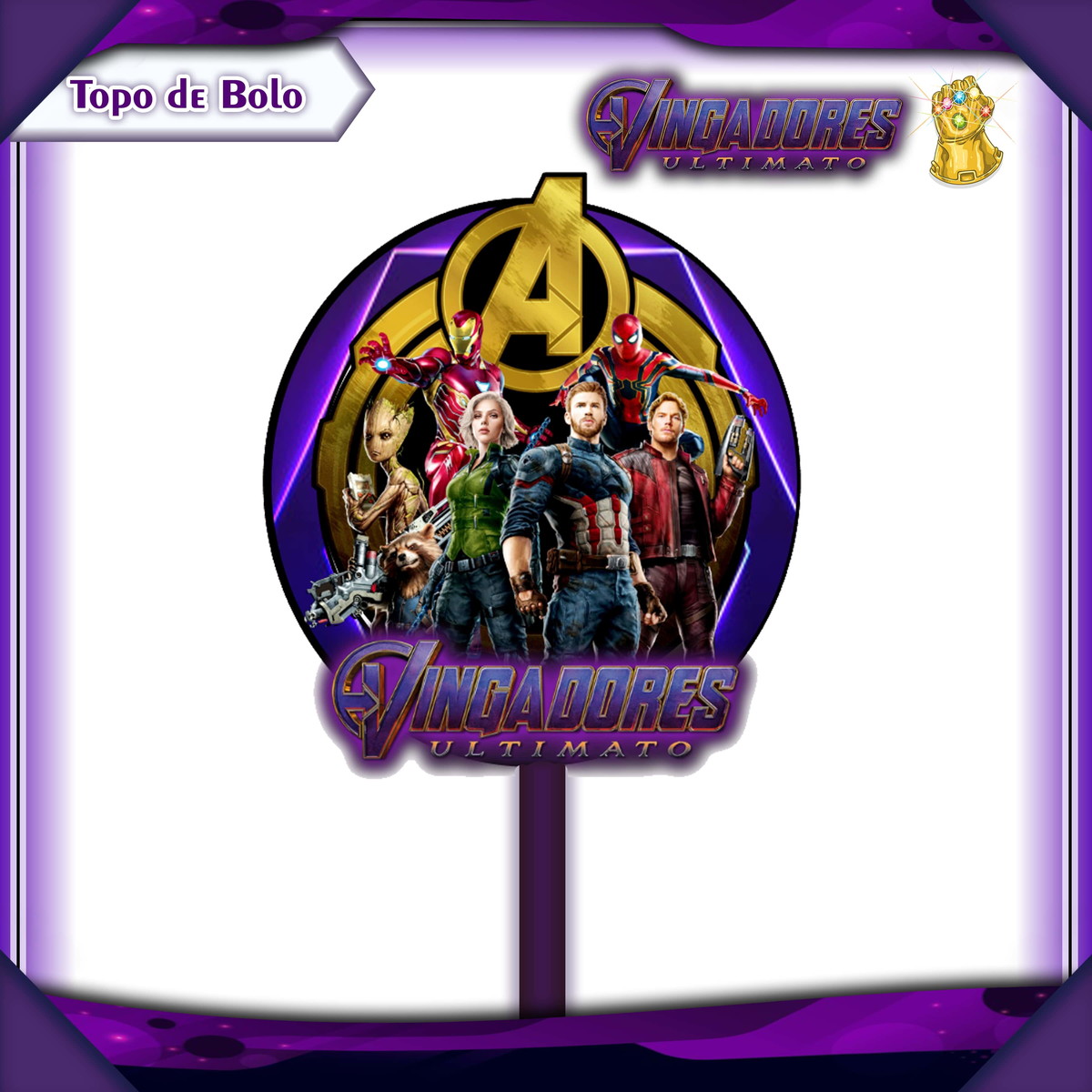 Arquivo Topo de Bolo - Vingadores