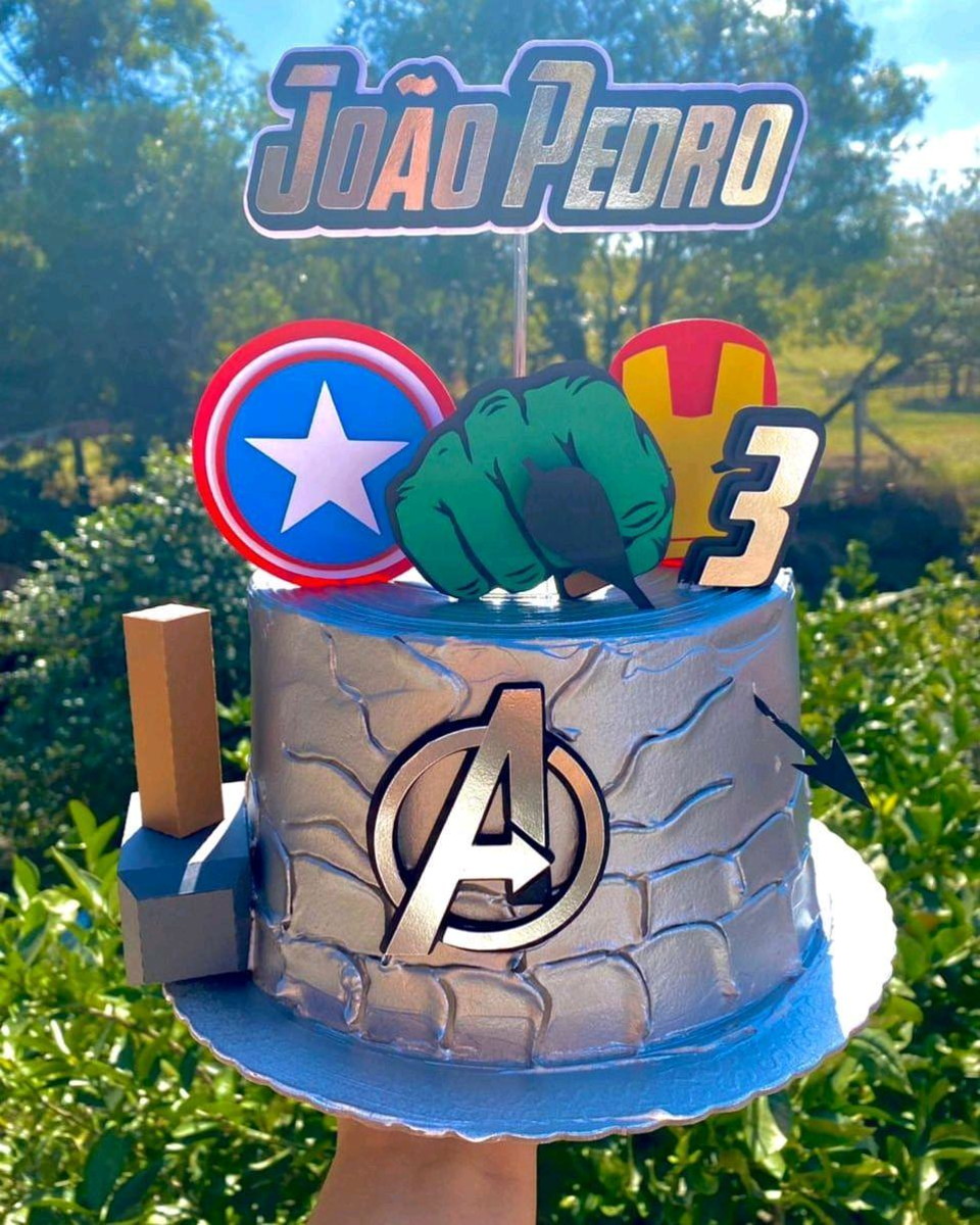 Arquivo topo de bolo vingadores