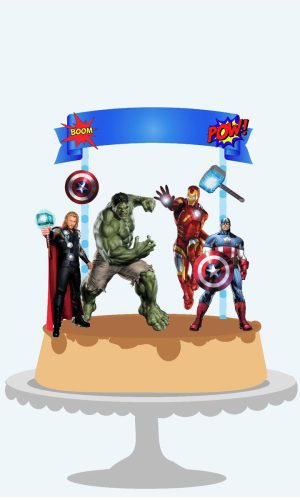 Arquivo Topo de Bolo - Vingadores