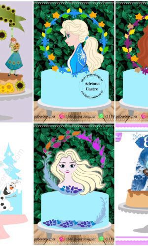 ARQUIVOS DE CORTE TOPO DE BOLO frozen