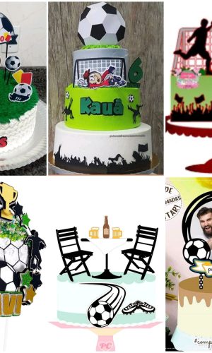 ARQUIVOS DE CORTE TOPO DE BOLO futebol