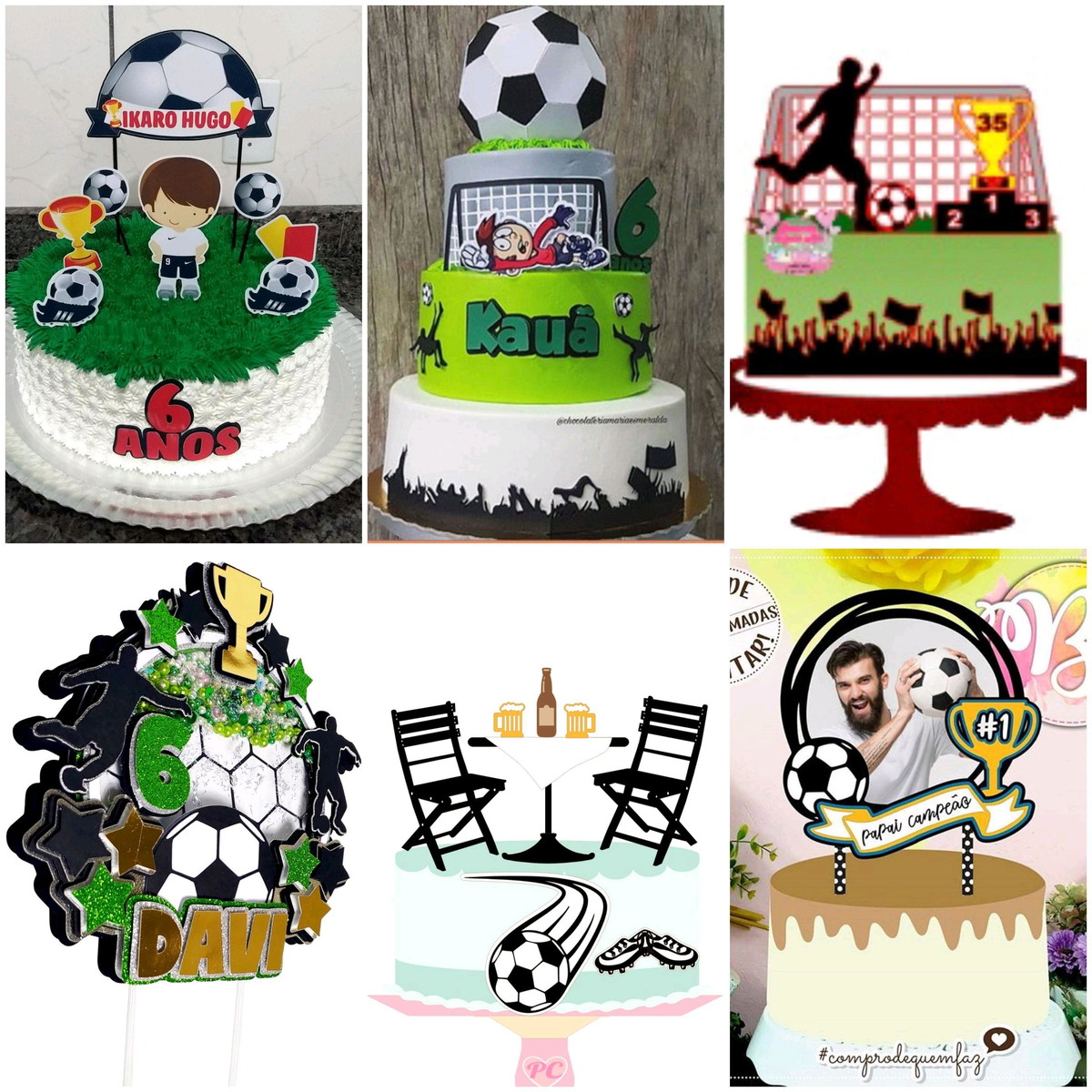 ARQUIVOS DE CORTE TOPO DE BOLO futebol