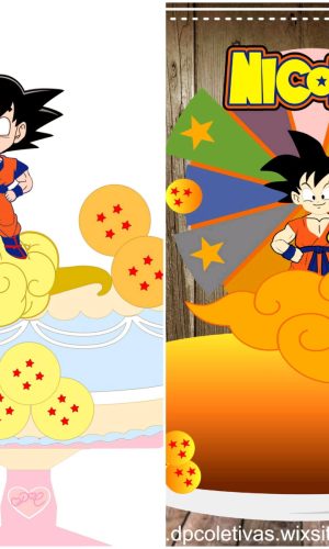 ARQUIVOS DE CORTE TOPO DE BOLO goku