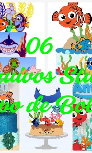 Arquivos de Corte Topo de Bolo - Procurando Nemo