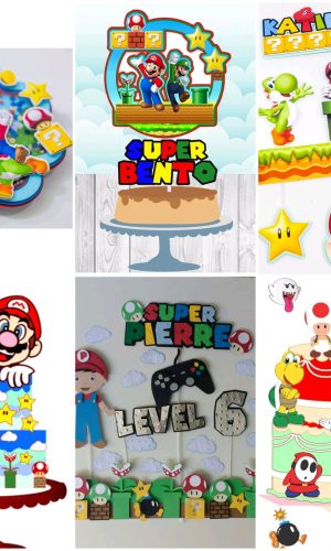 ARQUIVOS DE CORTE TOPO DE BOLO super mario
