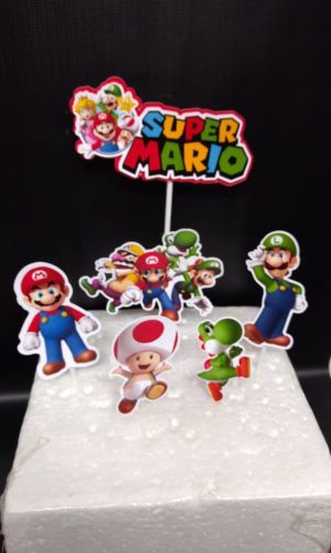 Arquivos Silhouette topo de bolo Super Mario 95