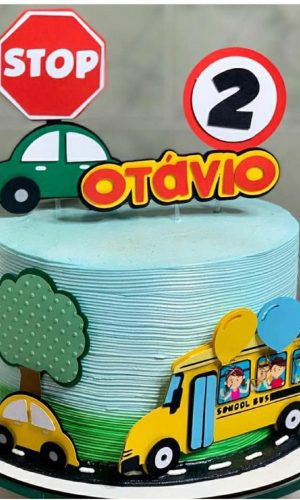 Cod 2- Carros Topo de Bolo Arquivo de Corte