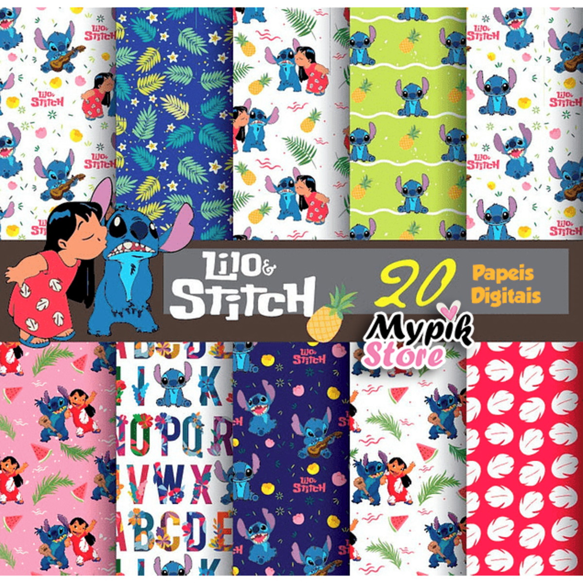 Kit Digital Lilo e Stitch - Imagem 2