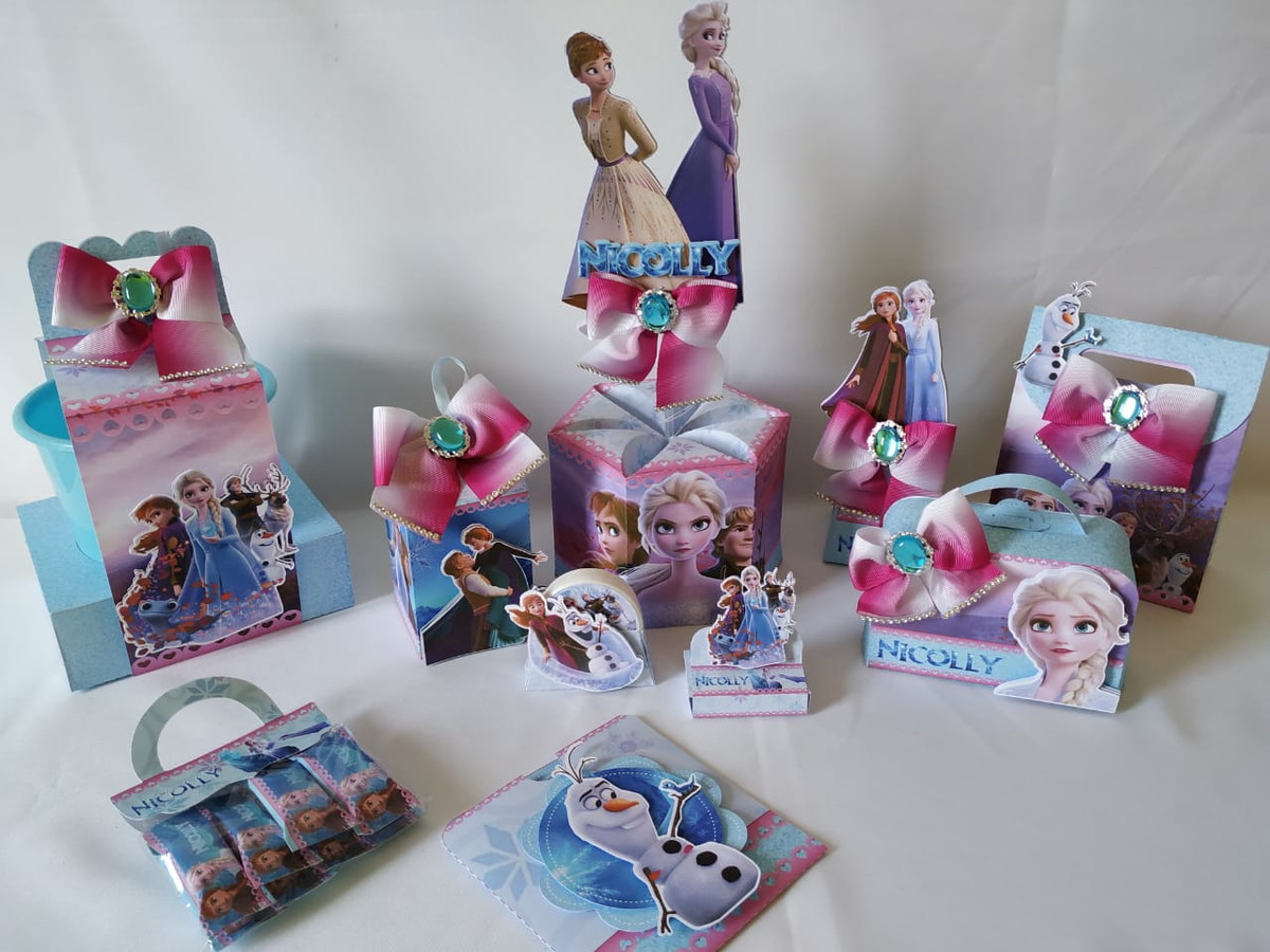 Frozen 15 - Combo de Arquivos de Corte para Festas 2909