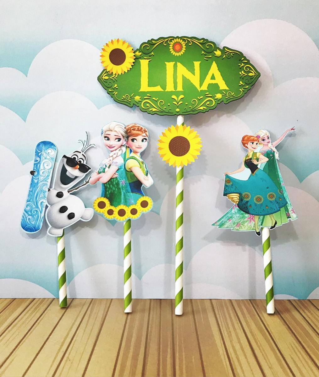 Frozen 17 - Combo de Arquivos de Corte para Festas 2909 - Imagem 4