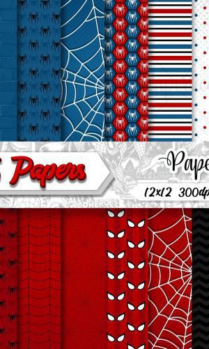 Homem Aranha Kit Digital Spiderman