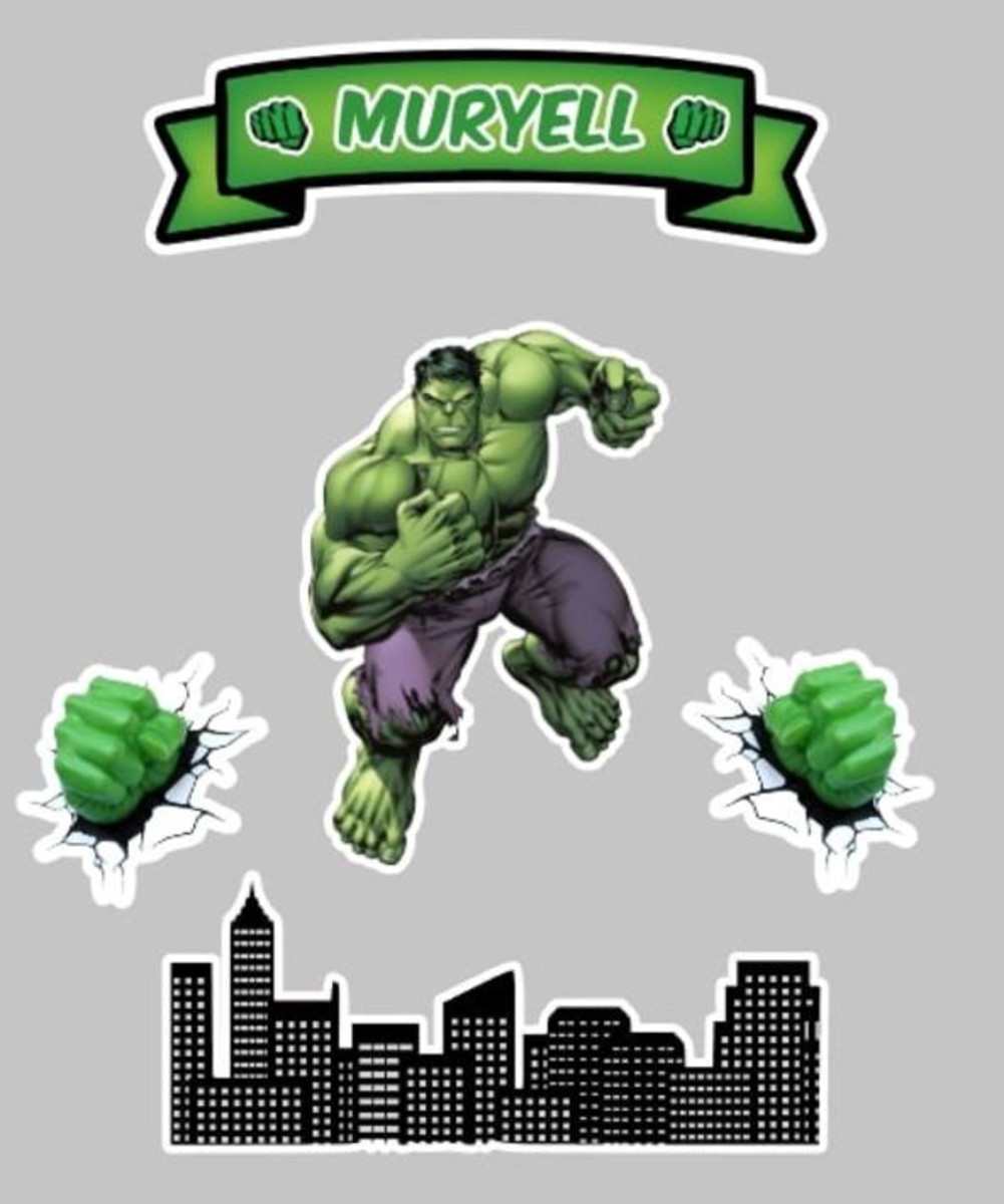Kit Arquivos de Corte Homem Aranha, Hulk e Super Homem - Imagem 2