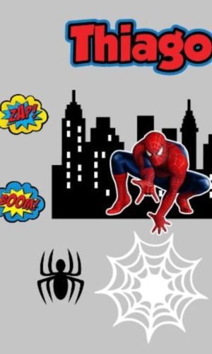 Kit Arquivos de Corte Homem Aranha, Hulk e Super Pai