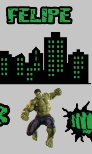 Kit Arquivos de Corte Hulk, Capitão América e Pantera Negra