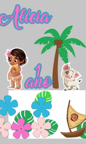 Kit Arquivos de Corte Moana, Minions e Minecraft