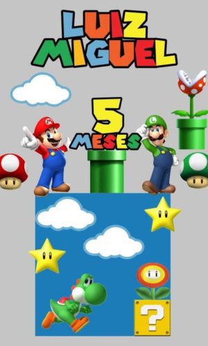 Kit Arquivos de Corte Super Mario, Moranguinho e Branca de N