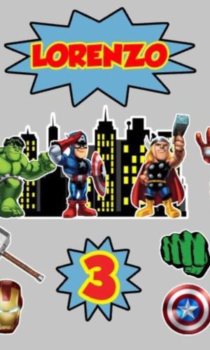 Kit Arquivos de Corte Vingadores, Super Vovô e Homem Aranha