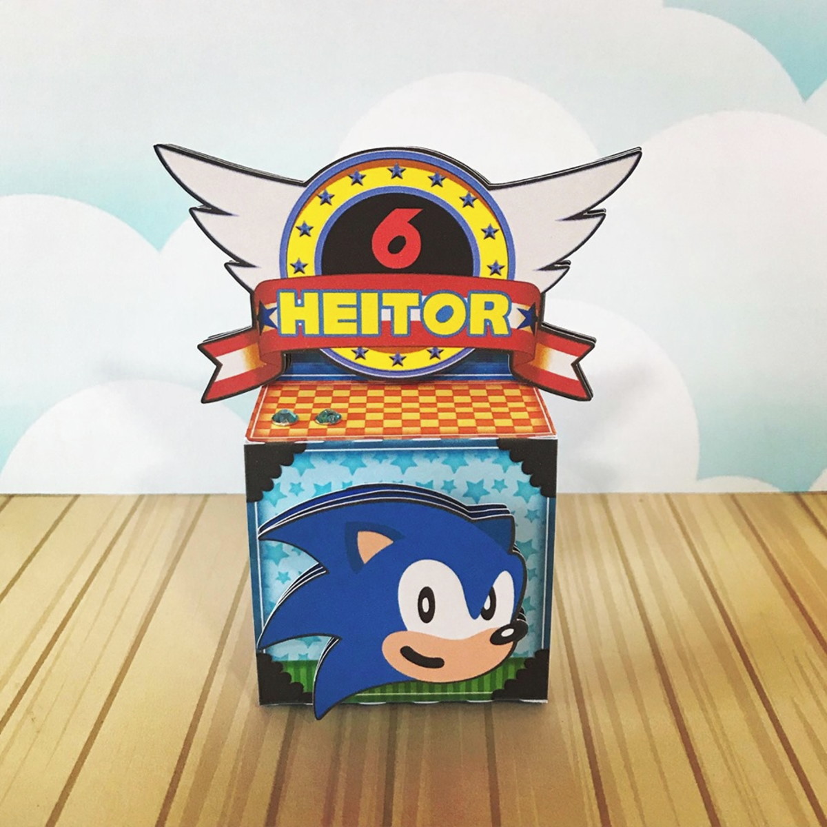 Kit com 5 arquivos de corte 325-KIT FESTA SONIC STUDIO PDF - Imagem 2