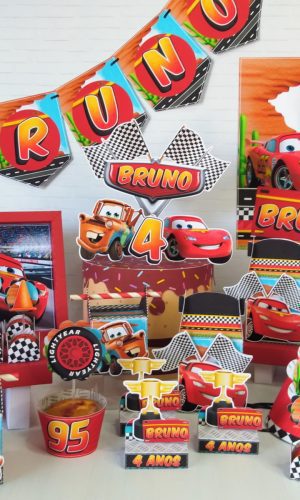 Kit com 5 arquivos de corte: 562-KIT FESTA CARROS EM STUDIO