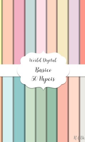 Kit de Papéis Digitais Tons Pastéis - Básico
