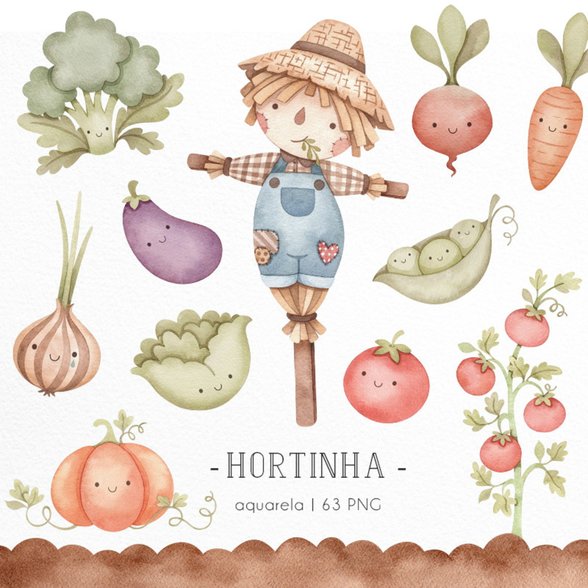 Kit Digital Hortinha Feliz
