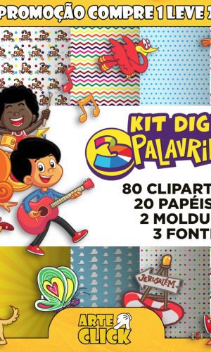 Kit Digital 3 Palavrinhas