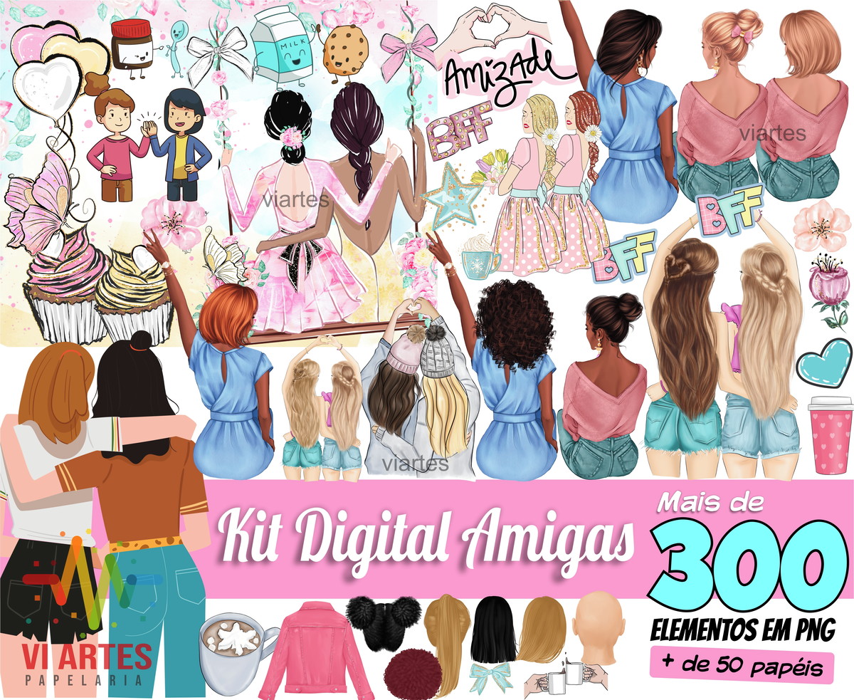 KIT DIGITAL AMIGAS-AMIZADE