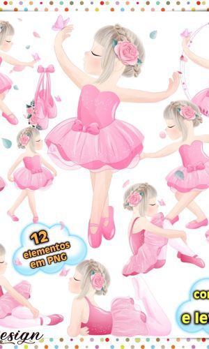 Kit Digital Bailarina #7