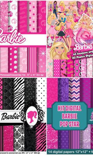 Kit Digital Barbie 4