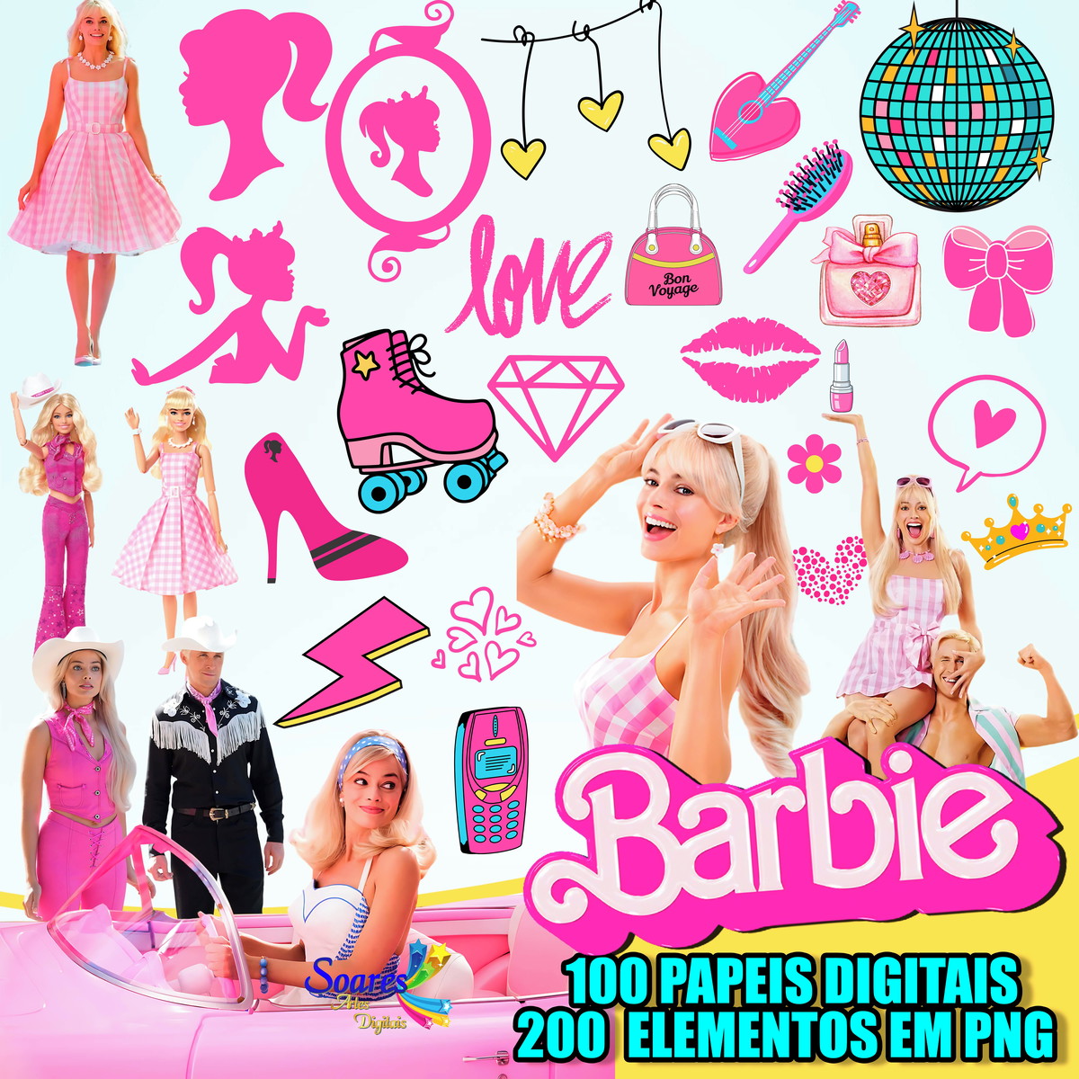 Kit Digital Barbie Filme - Imagem 2
